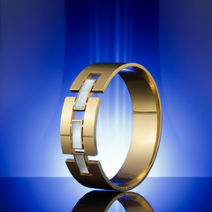 EL ARO Radiant Gold Elegance Bracelet — Mother-of-Pearl & CZ Clover Bangles