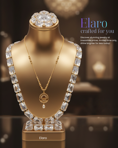 EL ARO Fine Gold & Pearl Pendant Necklace — Timeless Elegance Collection