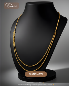 Elaro Double Layered Gold Chain Necklace — Everyday Luxury