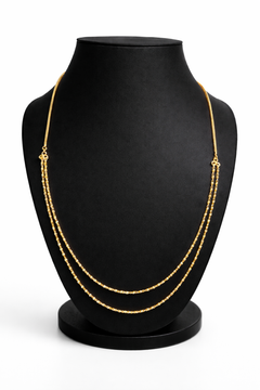 Elaro Double Layered Gold Chain Necklace — Everyday Luxury
