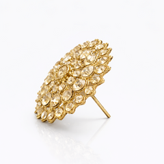EL ARO Radiant Sunflower Crystal Stud Earrings | Statement Jewellery for Women