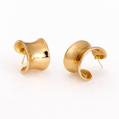 EL ARO Gold-Plated Geometric Earrings