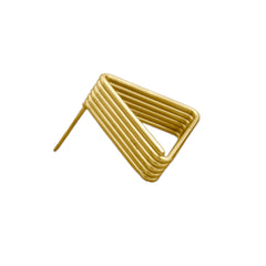 EL ARO Rose Gold & Gold Tiered Triangle Stud Earrings